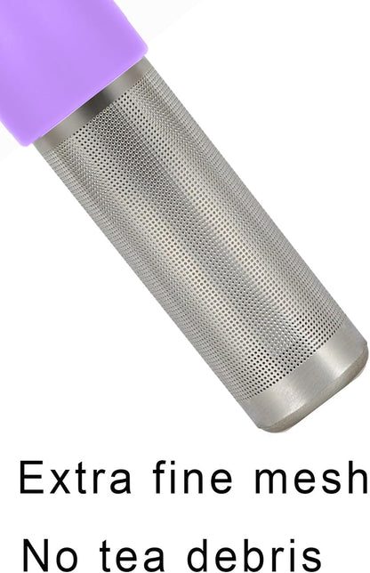 Leden Tea Infuser for Loose Leaf Tea Extra Fine Mesh Tea Steeper Gray
