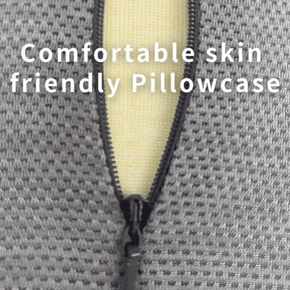 Bespilow Small Neck Roll Pillow for Sleeping, Neck Pillows for Pain Relief | Travel Cervical Support Pillow for Bed Sleep, Round Contour Memory Foam Bolster for Back Sleepers, Breathable Cover, Odorless