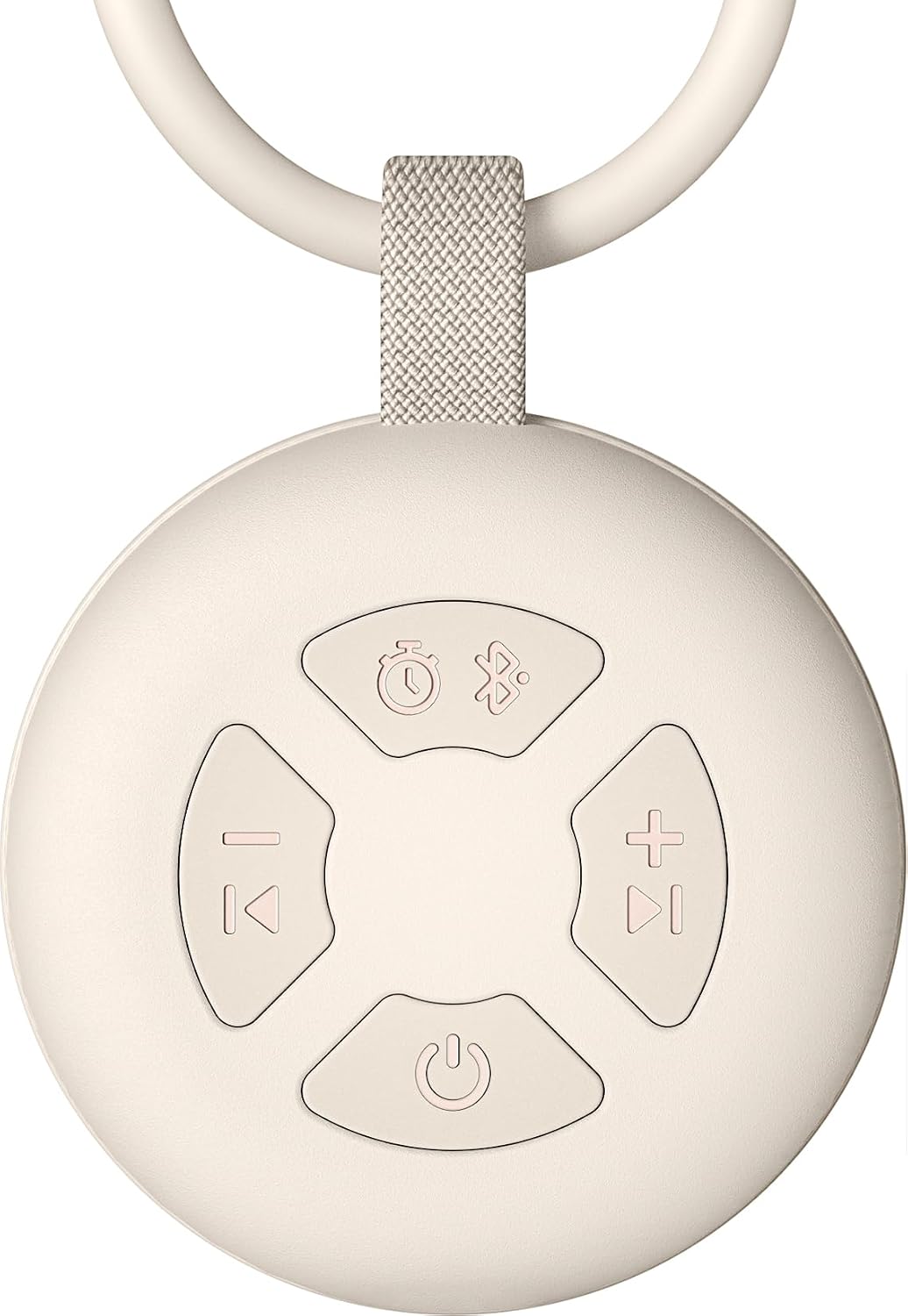 Portable Baby Sound Machine, White Noise Sleep Soother with 12 Soothing Sounds, 15H Battery, Timer & Bluetooth, Noise Canceling for Travel, Nursery, Stroller, Registry Gift for Newborn