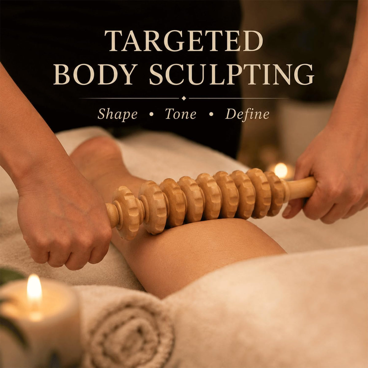 9pcs Wood Therapy Massage Tools, Lymphatic Drainage Tools, Wood Therapy Set with Carry Bag, Maderoterapia Kit, Wood Therapy Tools for Body Sculpting