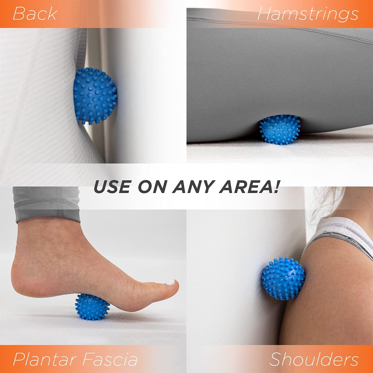 ProStretch Footy, Textured Massage Ball for Plantar Fasciitis & Foot Pain | Textured Spiky Massage Ball for Foot Pain Relief, Muscle Soreness & Deep Tissue Therapy