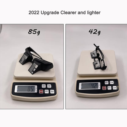 Lazy Glasses Laying Down Light Prism Glasses 90°Angle Prism Glasses Neck Relaxer for Lying down Reading and Watching