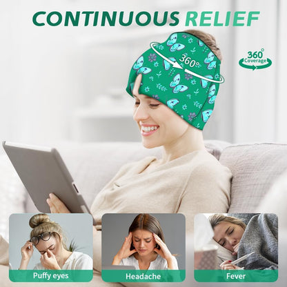 Migraine Relief Cap, Soothing Headache Ice Face Mask Products
