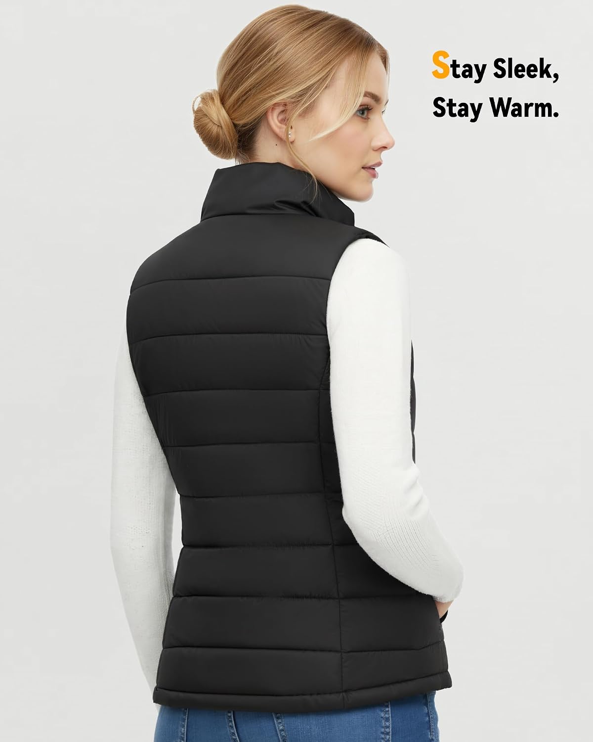 Wulcea Graphene Heated Vest For Women 7.4V Fast Charge Large Capacity Battery