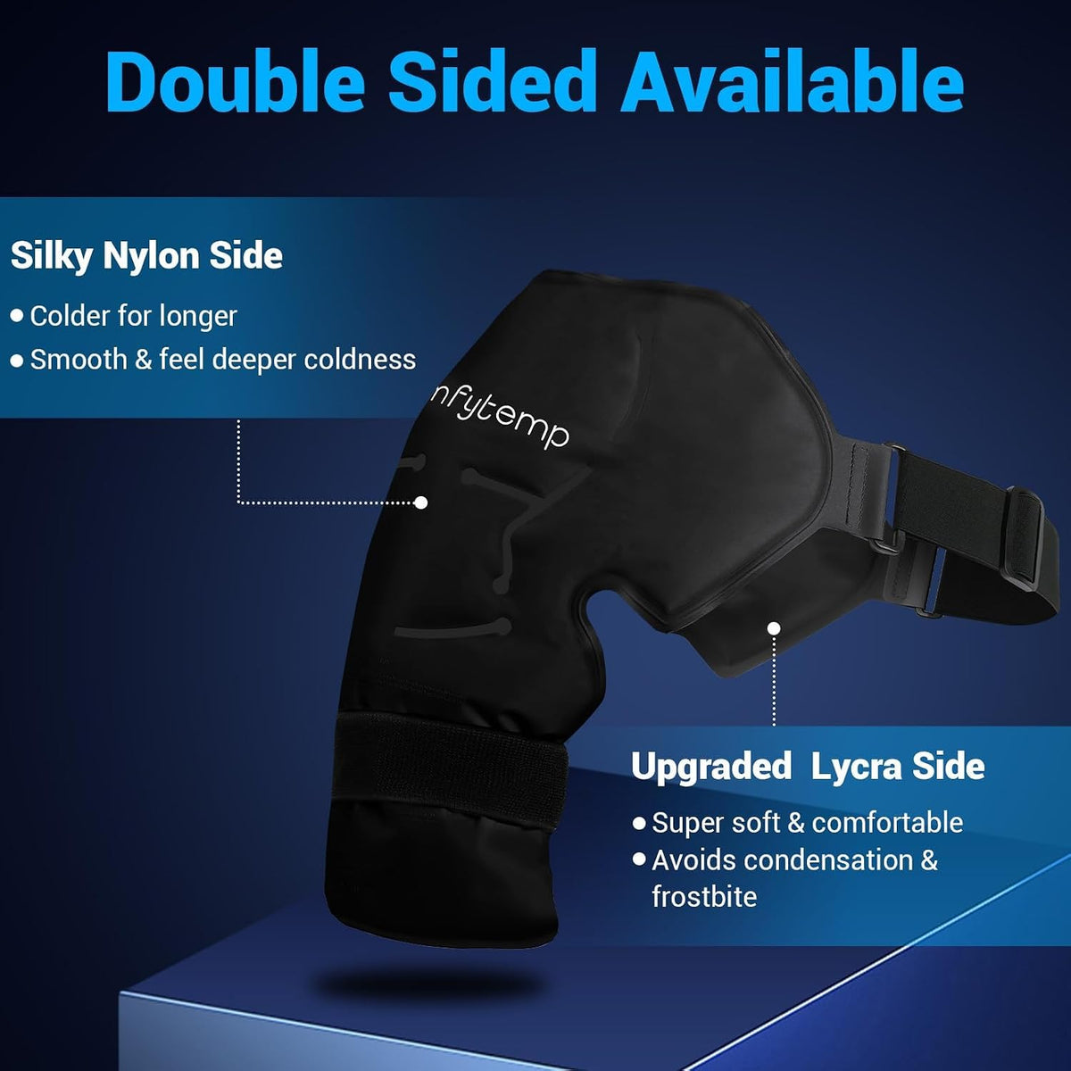 Comfytemp Shoulder Ice Pack, Rotator Cuff Cold Therapy Wrap (Large/X-Large)