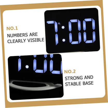 BESPORTBLE Vibrating Alarm Clock for Heavy Sleepers with Bed Shaker Large LED Display Dual Alarm Night Light Bedroom Office Clock