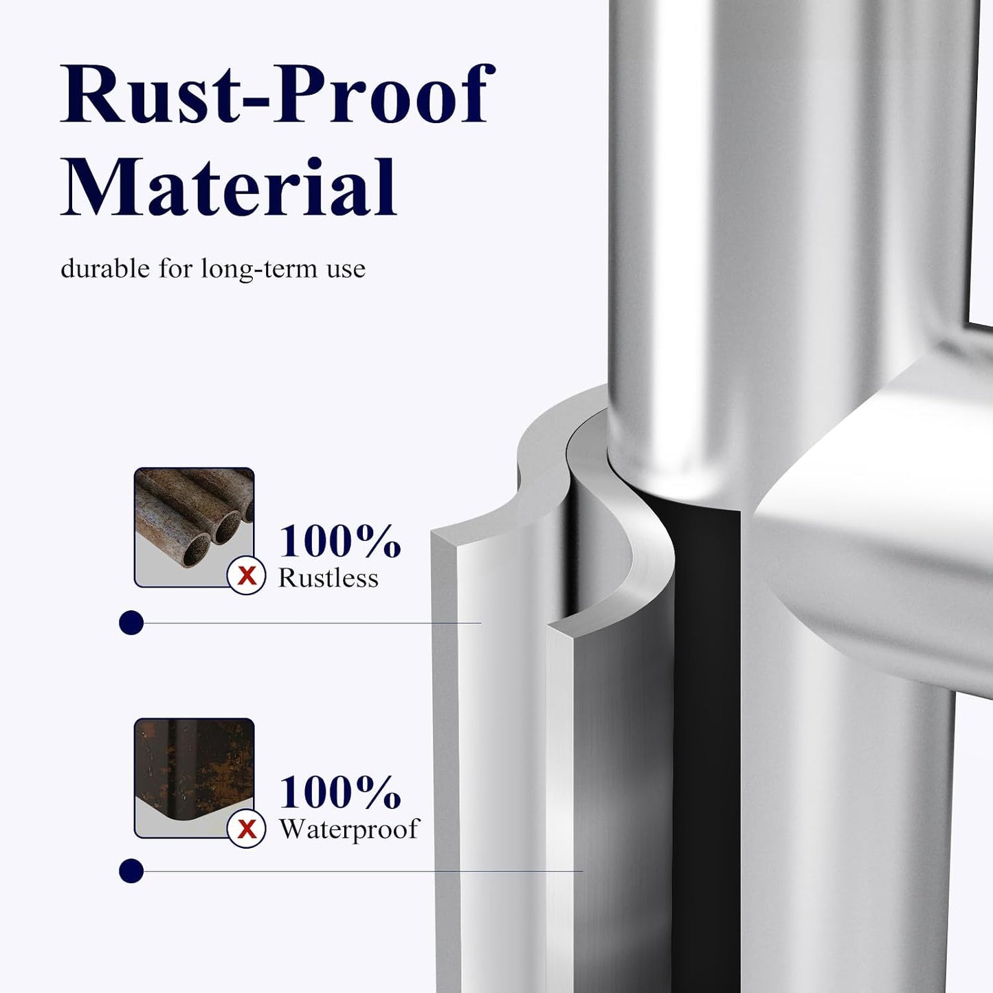 Kitsure Metal Toilet Paper Holder Free Standing, Medium, Black | Rustproof Toilet Paper Stand for 4 Rolls, Bathroom Organizers and Storage with Anti-Slip Base and Plastic Shelf
