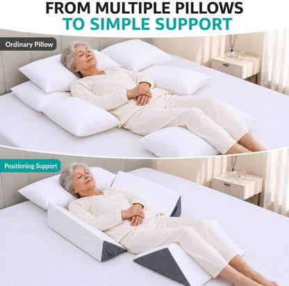 3PCS Positioning Wedge Pillow Set, Bed Wedges & Body Positioner