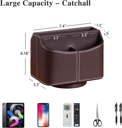 360° Rotatable Remote Control Holder,TV Remote Caddy for Nightstand Table