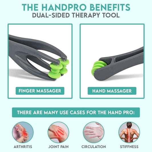 COZLOW Dual Finger Massager - Hand Massage Tool for Knuckles, Palm, Wrist | Cozlow manual hands & fingers massage roller - trigger point therapy for cramps, arthritis, carpal tunnel, muscle pain relief
