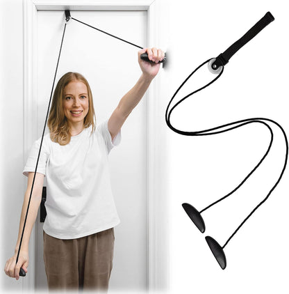 Shoulder Pulley Over The Door Physical Therapy System | Over-the-door exercise pulley designed for shoulder physical therapy exercises.