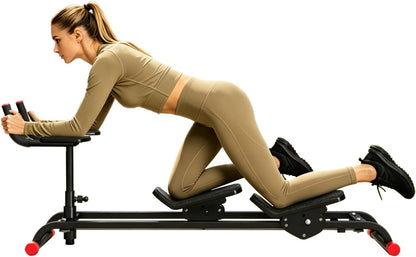 Spine Twist and Stretch Trainer Abdominal Machine for Home Gym Workout | Crawler with Counter for Muscle Training and Leg Stretching and Core Activation