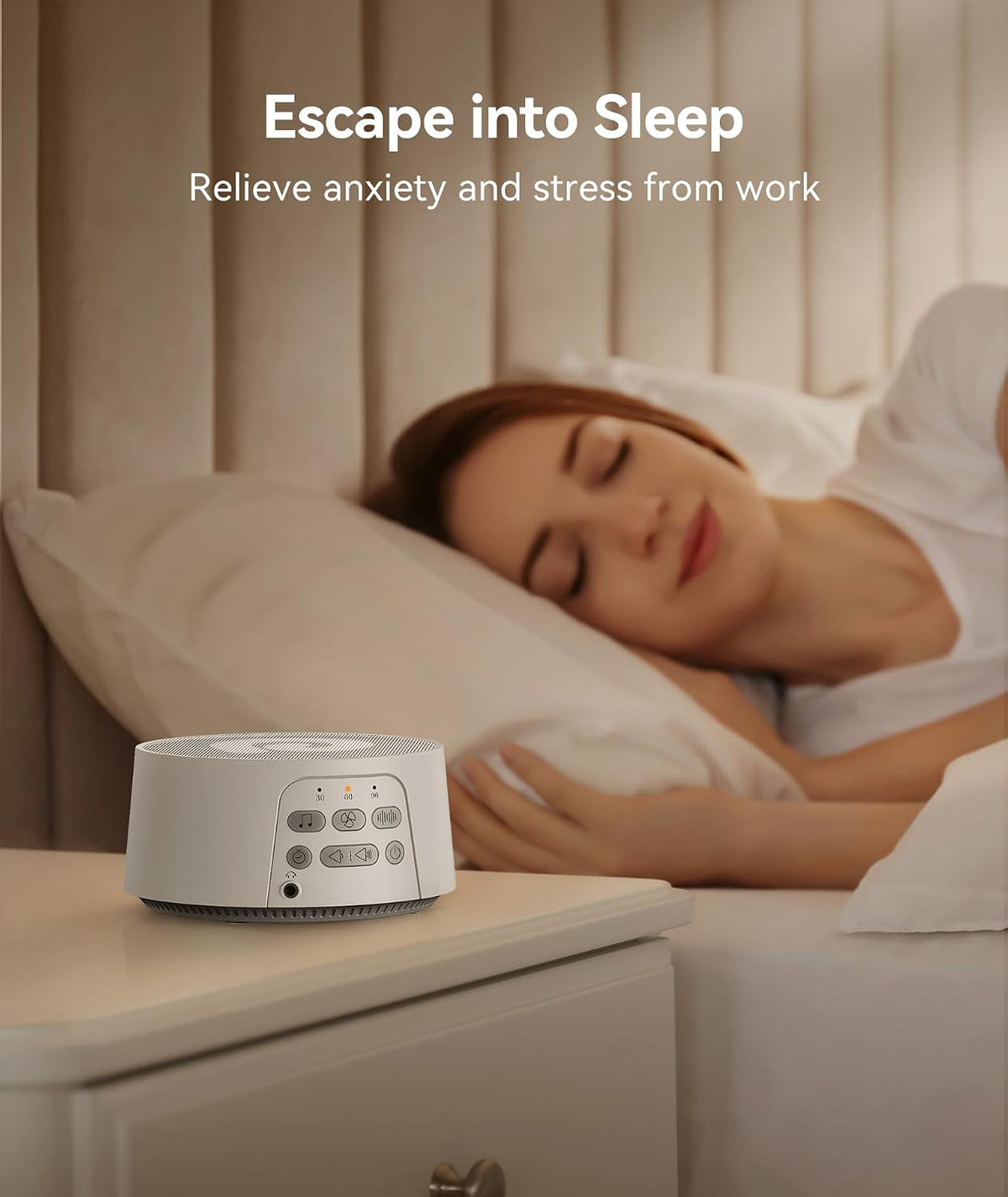 Dreamegg White Noise Machine, Sound Machine for Sleeping Baby, Kids, Adult