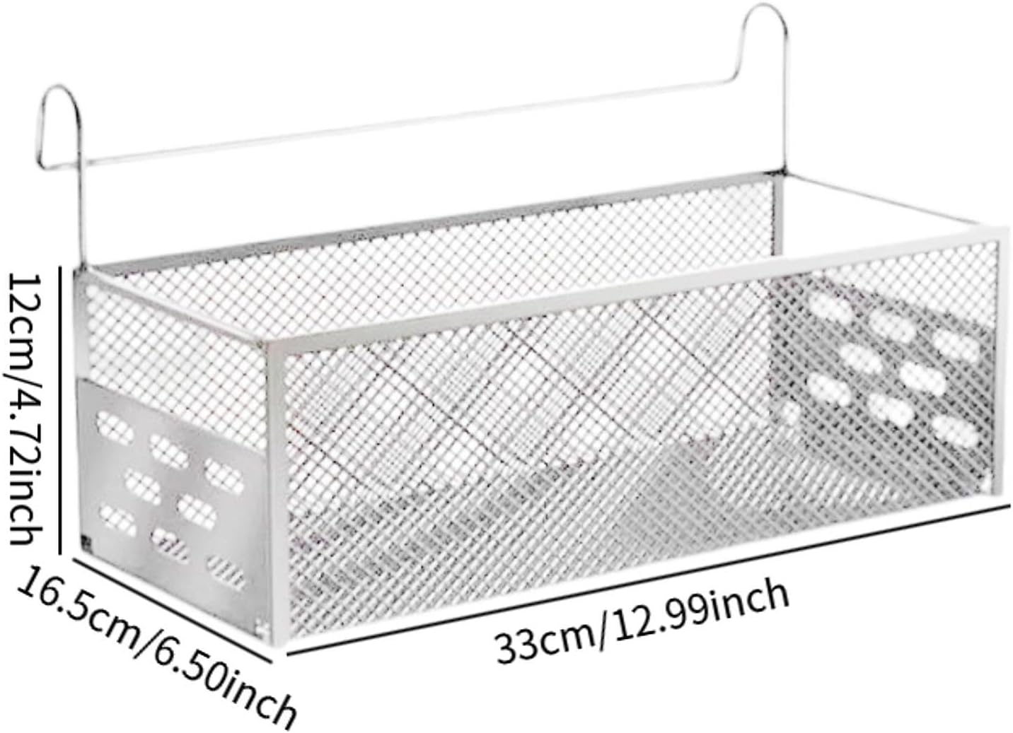 Dorm Bed Shelf Bunk Bed Organizer Shelf Bedside Hanging Organizer for Phone Office Tissues Dorm Bunk, Black