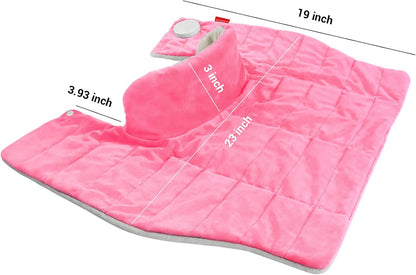 Comfytemp Heating Pad for Neck Shoulders Back, 2.6 Ib Weighted Heating Pad