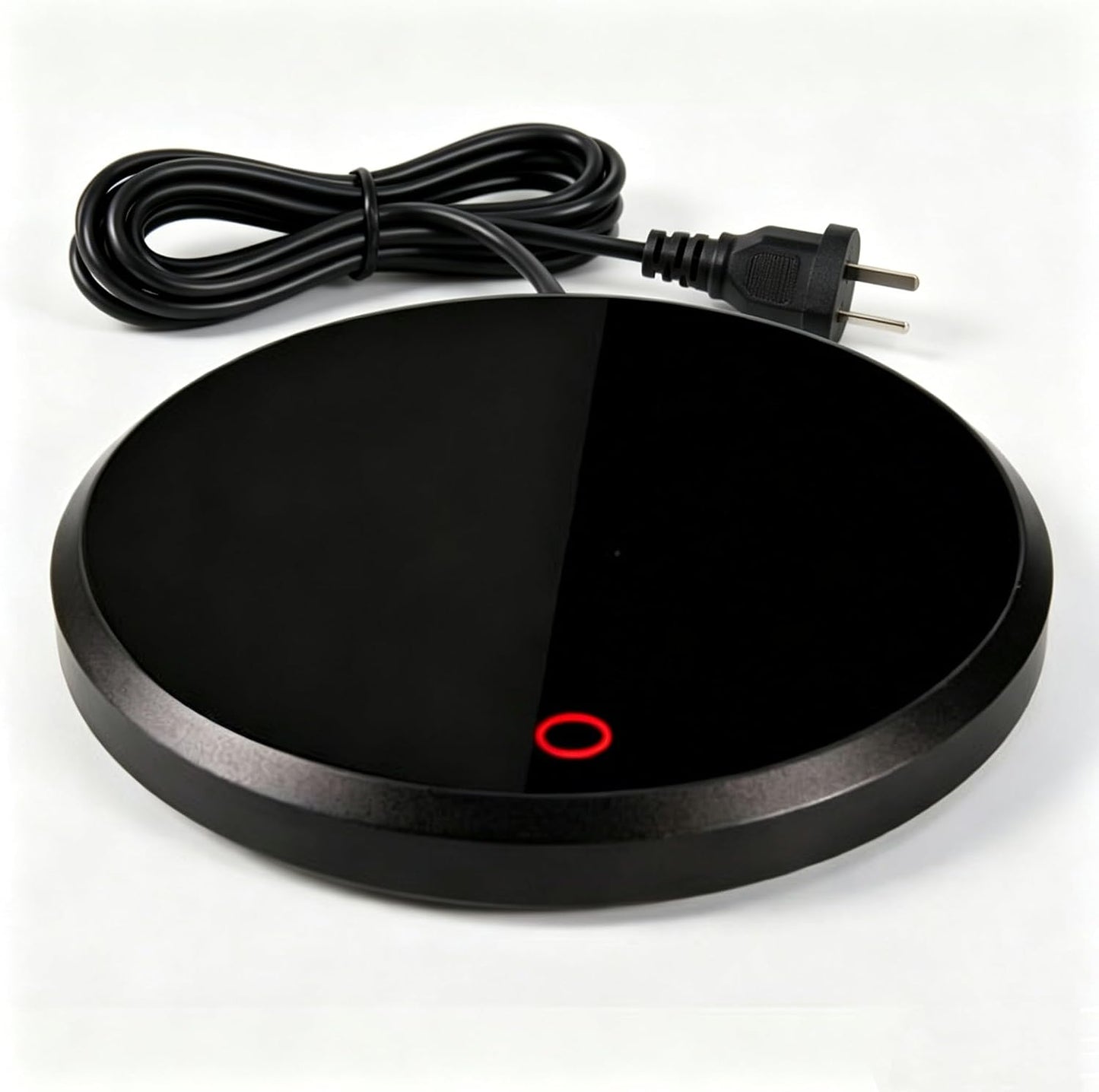 Coffee Mug Warmer, Auto-Shutoff Cup Warmer for Home Office Desk Use, Electric Beverage Warmer Heating Plate（Black ）