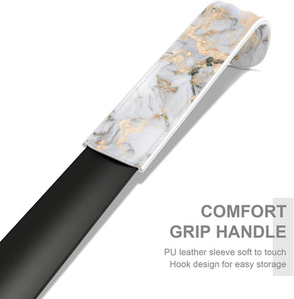 16.5 Inch Long Handle Shoe Horn for Seniors Men Women Kids, Metal Shoe Horns for Boots