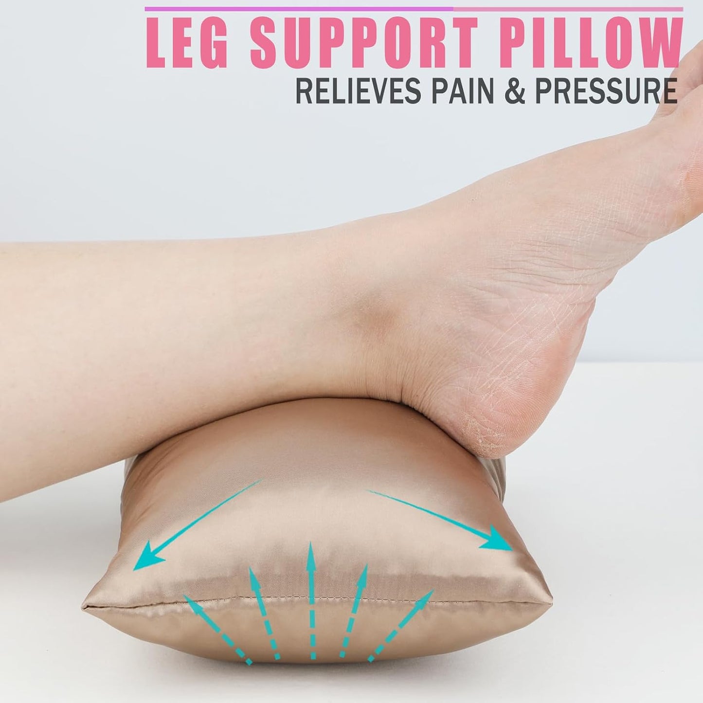 Comfortable Padding Knee Pillow for Side Sleepers Leg Support Pillows Hip Replacement Back Pain Relief Pressure off After Surgery between Thighs Joints Side Sleeping Men Women, Painting Flower