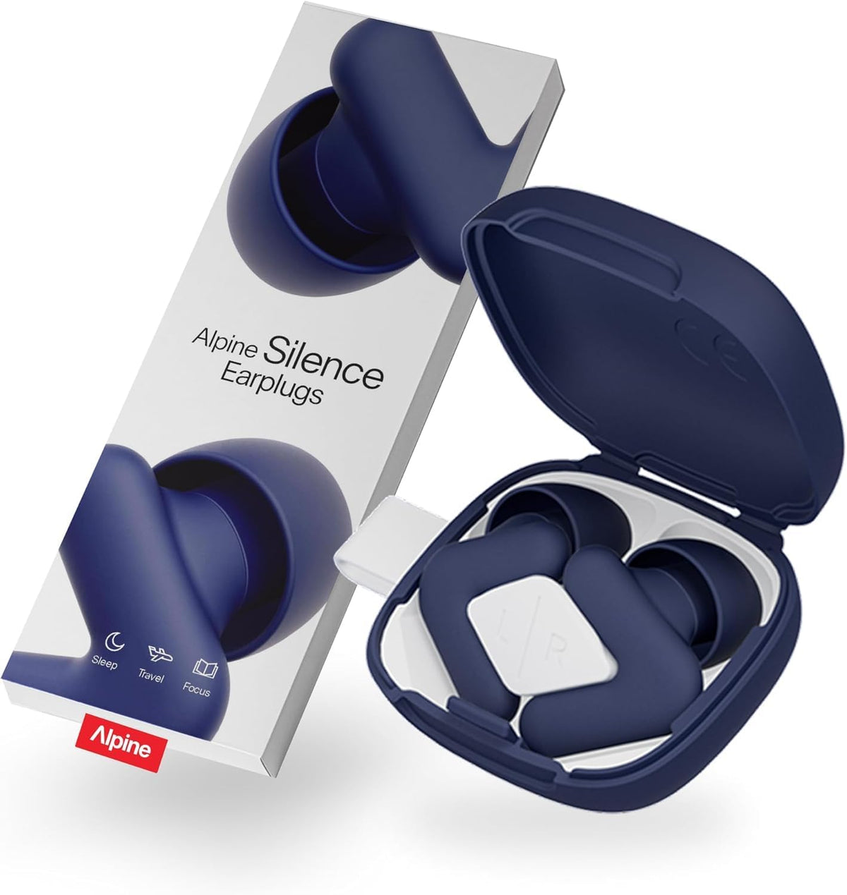 Alpine Silence | Ear Plugs for Noise Reduction, Sleep, Focus, & Travel