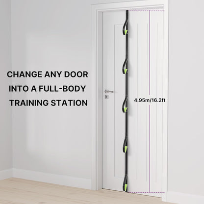 Manificent Door Anchor for Resistance Bands, Heavy Duty Padded Door Anchor System Door Hook, Must-Have Workout Exercise Bands Attachment Compatible for Loop Bands, Resistance Tube