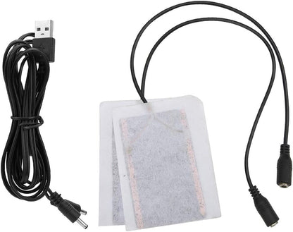 Portable 5V Carbon Fiber Heating Pad , Hand Warmer , USB Electric Fever Heat Mat for Keeping Warm in Gloves and Pockets , Mountaineering Protective Equipment