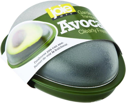 Joie Fresh Pod Avocado Storage Container with Clear Snap-On Lid, Keeps Leftover Half Flavorful and Firm in Fridge, Reusable Kitchen Gadget, BPA Free, Dishwasher Safe