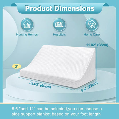 Blanket Lifter for Feet-Sheet Lifters for Foot of Bed Blanket Elevation Wedge Foot Cradle Tent Sleep Support Raiser Supplies Foam Block Toes Pain Leg Knee Ankle Post Surgery Recovery