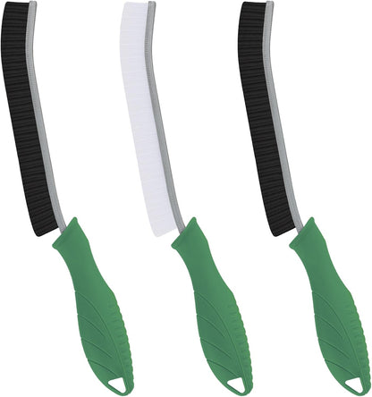 FOOGWEE Hard Bristle Crevice Cleaning Brush - Cleaning Tools for Household Use, Multifunctional Gap Cleaning Supplies for Kitchen, Bathroom, Toilet, Window, Vehicle, Faucets, Grout, Home (Black)