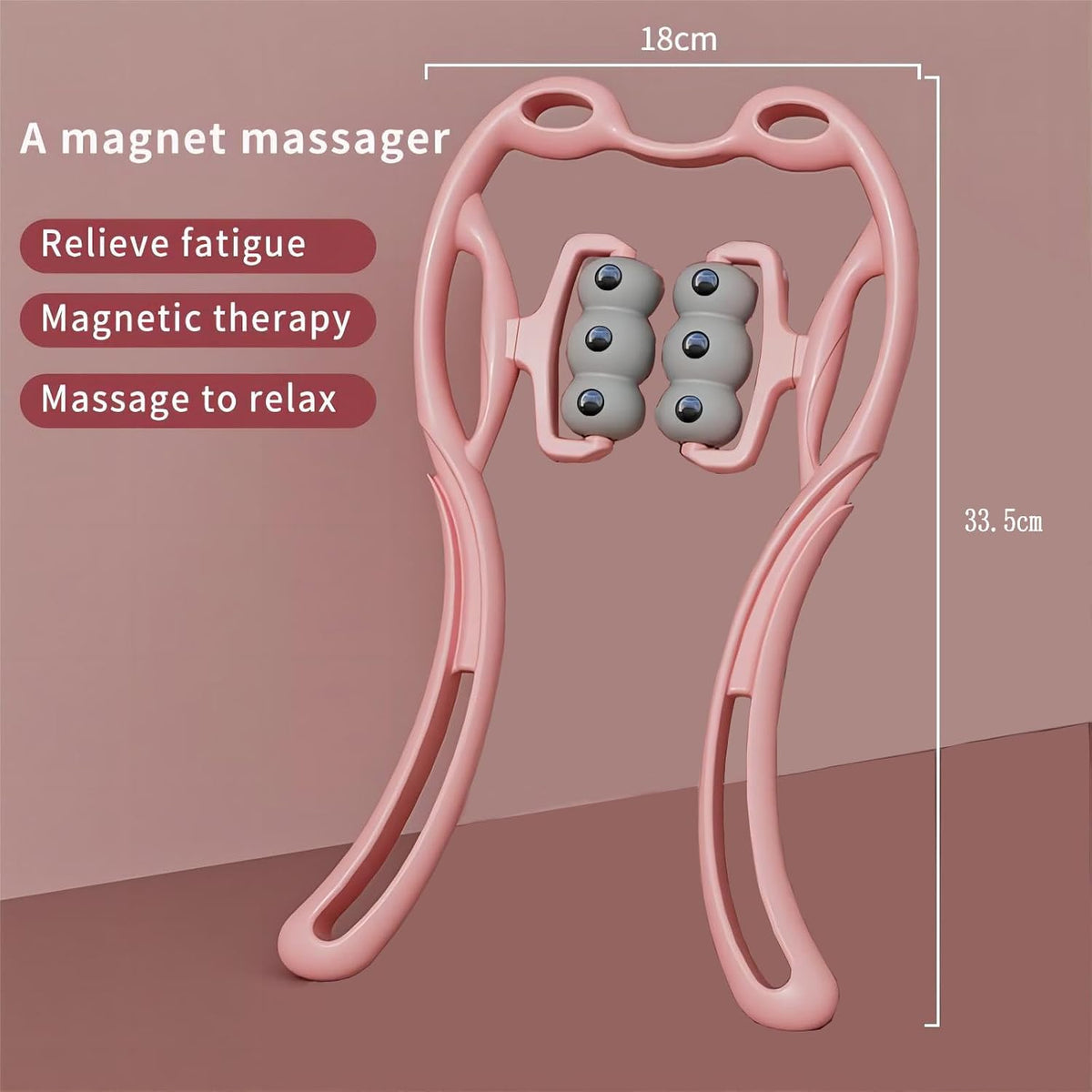 Manual Cervical Neck Massager,Massage The Cervical Spine, Waist And Legs.