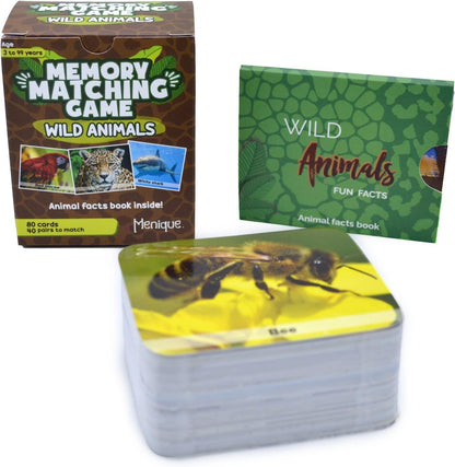 Menique Explore the World Memory Matching Game – Geography Game with 100 Photo Cards, 50 Countries, Flags & Landmarks – Travel Card Game with Educational Booklet, Ages 3+