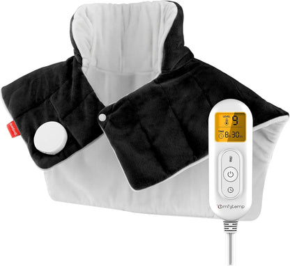 Comfytemp Heating Pad for Neck Shoulders Back, 2.6 Ib Weighted Heating Pad