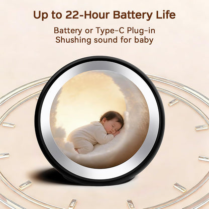 Portable Sound Machine White Noise Machine for Baby Kids Adults Sleeping with 32 Soothing Sounds 32 Volume Levels Brown Noise Machine with 4 Timer Memory Funtion for Travel Office Privacy