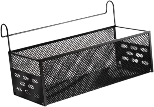 Dorm Bed Shelf Bunk Bed Organizer Shelf Bedside Hanging Organizer for Phone Office Tissues Dorm Bunk, Black