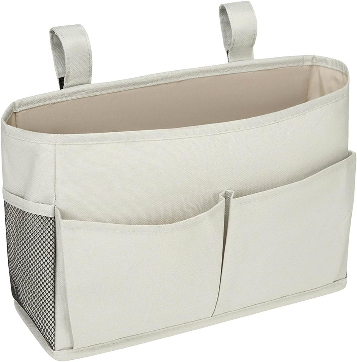 Bedside Caddy, Hanging Bed Organizer Storage Bag Pocket for Bunk and Hospital Beds, Bedside Caddy for Dorm Bed Headboards Bunk Hospital Beds Book Phone Magazine Holder (yellow)