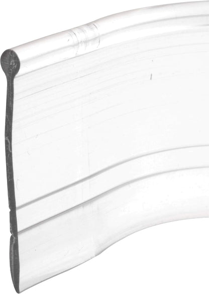 Prime-Line M 6184 Vinyl Shower Door Bottom Sweep, 37 In. x 1 In. Strip, Clear (Single Pack)