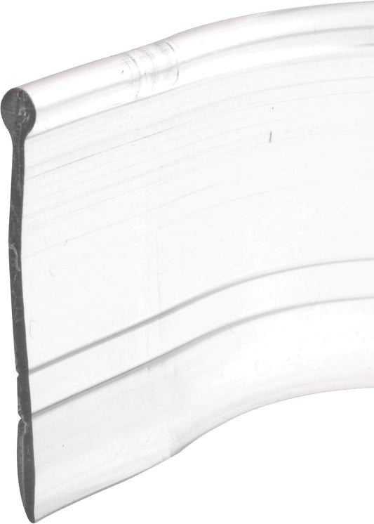 Prime-Line M 6184 Vinyl Shower Door Bottom Sweep, 37 In. x 1 In. Strip, Clear (Single Pack)