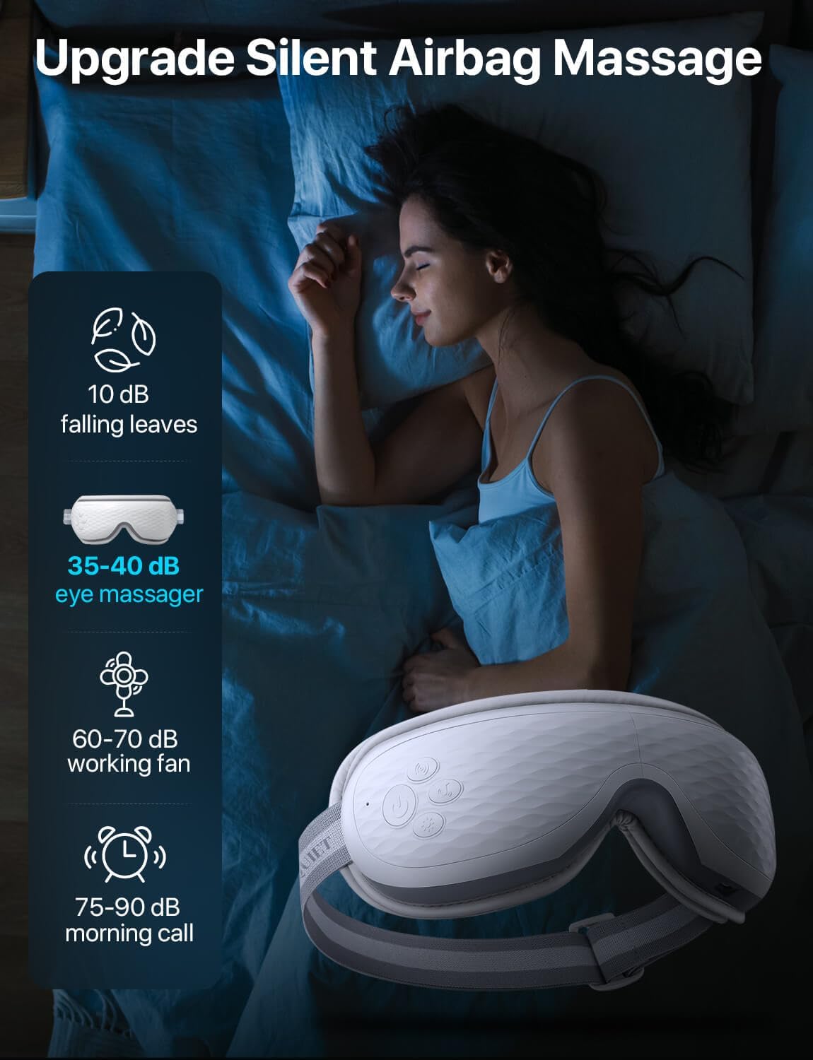 ALLJOY Eye Massager with Heat and Cooling, FSA Eligible HSA