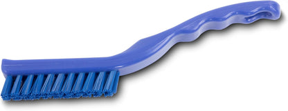 SPARTA Grout Brush with Stiff Nylon Bristles, 8 Inch, White | Flo-Pac, Stiff Crimped Nylon Bristles, 2.75-Inch Brush Section, Narrow Crevices, BPA Free