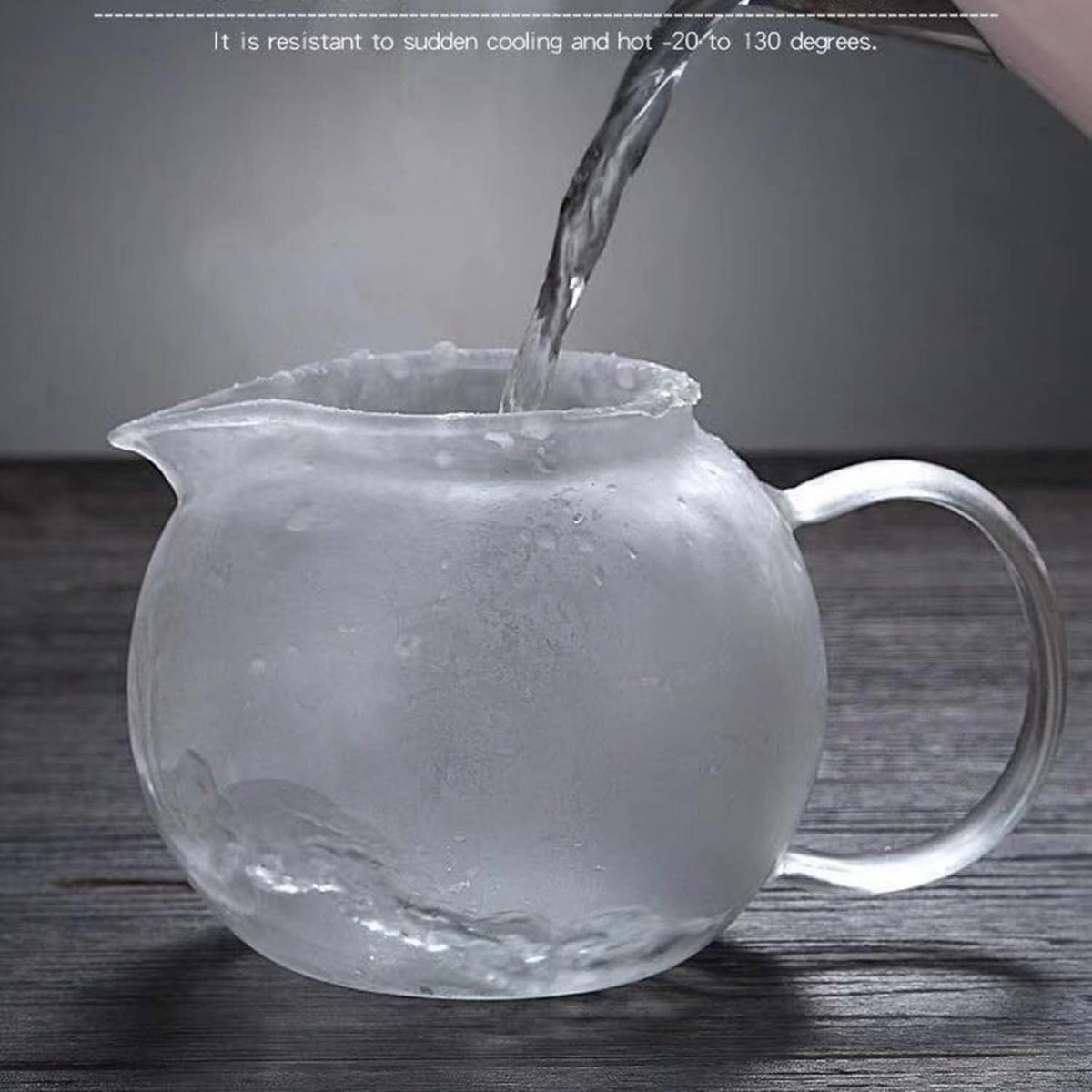 Glass Teapot with Removable Infuser Stovetop & Microwave Safe Borosilicate Clear Glass Teapot (22OZ)