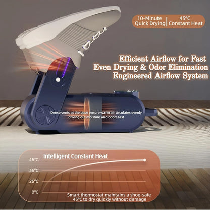 Boot Dryer and Shoe Dryer-360° Surround Air Fast Drying for Work Boots,Sneakers,Gloves,Aromatherapy Function