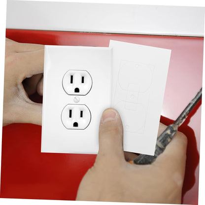 TEHAUX 50pcs Outlet Insulation Pads Waterproof Foam Gaskets for Wall Plates Draft Sealers for Electrical Outlets Compatible Standard Switches and