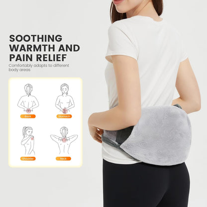 Microwave Heating Pad for Lower Back Pain Relief, Moist Heating Pad Microwavable for Period Cramps, Stomach, Shoulder and Warm Compress for Muscle Pains