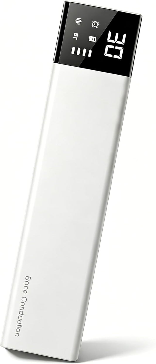 Pillow Speaker for Sleeping - Bone Conduction Under Pillow Speaker (White)