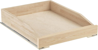 LOVMOR Single Pull Out Cabinet Organizer 28½”W x 21”D, Soft Close Slide Out Drawer Storage Shelves for Kitchen, Wood Cabinet Shelf Pull-Out Organizer Storage for Base Cabinets