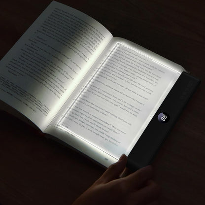 Book Light for Reading in Bed at Night Flat Reading Lights, Pink