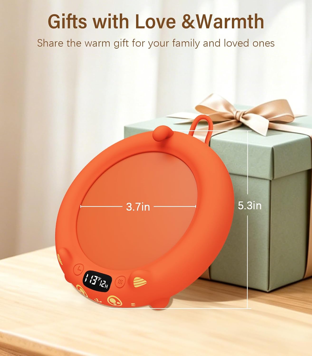 Supsonic Coffee Mug Warmer, Cup Warmer for Desk with 4 Temp Settings | Fast heating beverage, 2-12h Auto shut-off, Constant temperature, Smart gift for women men, Works with tea, milk, candle