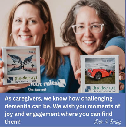 (ho-dee-ay) Birds - Dementia Activity Developed by Caregivers - a Great Gift for Seniors - Simple and Engaging Photo Cards
