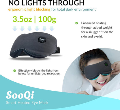 Rechargeable Heated Eye Mask for Dry Eyes, Blepharitis & Eye Fatigue