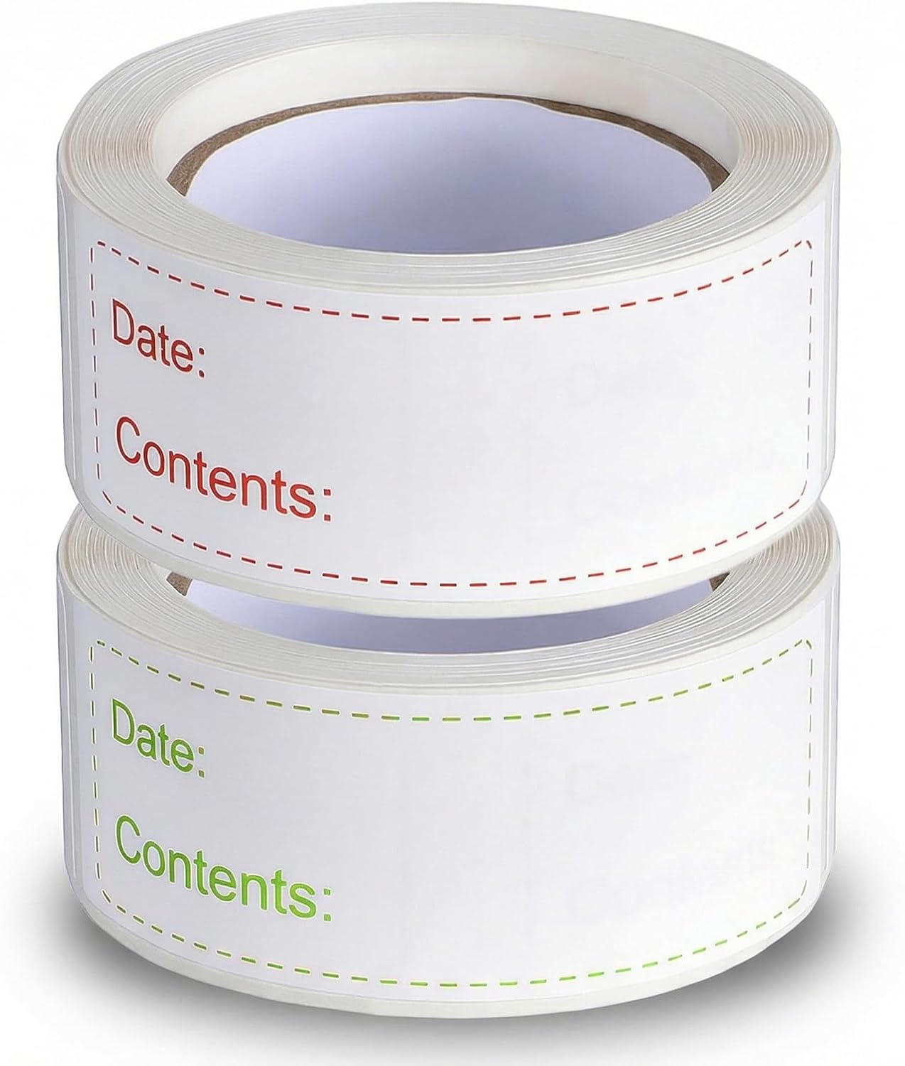 Qianyu 300 Pcs Removable Freezer Labels 1 x 3 Inch Waterproof Food Storage Containers Stickers Refrigerator Paper Date Tape Oil Resistant No-Residue for Kitchen Meal Prep Pantry Organization