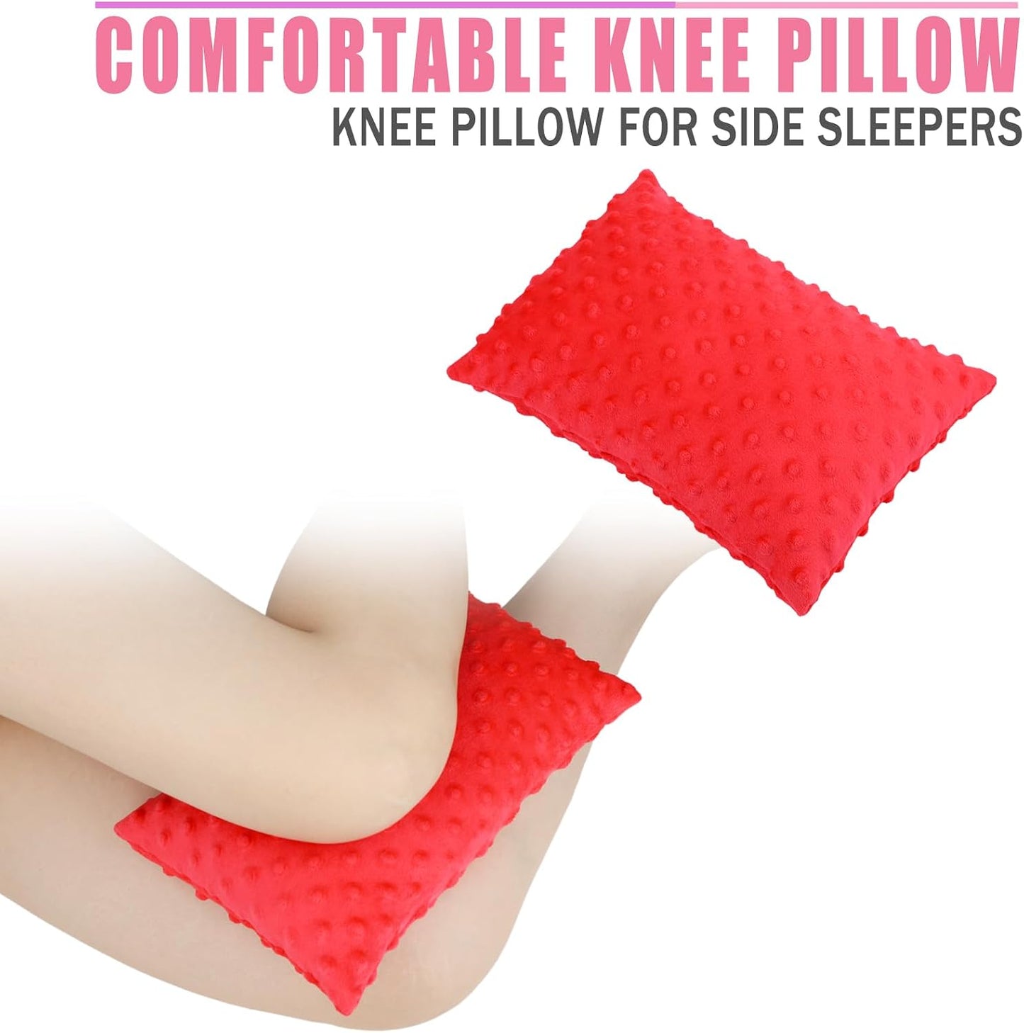 Comfortable Padding Knee Pillow for Side Sleepers Leg Support Pillows Hip Replacement Back Pain Relief Pressure off After Surgery between Thighs Joints Side Sleeping Men Women, Painting Flower
